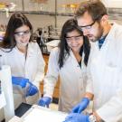 Students in a lab