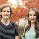 Ben Cox and Rebecca McGillivary, postdoctoral researchers in the Department of Molecular and Cellular Biology