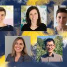 Headshots of 5 Professors